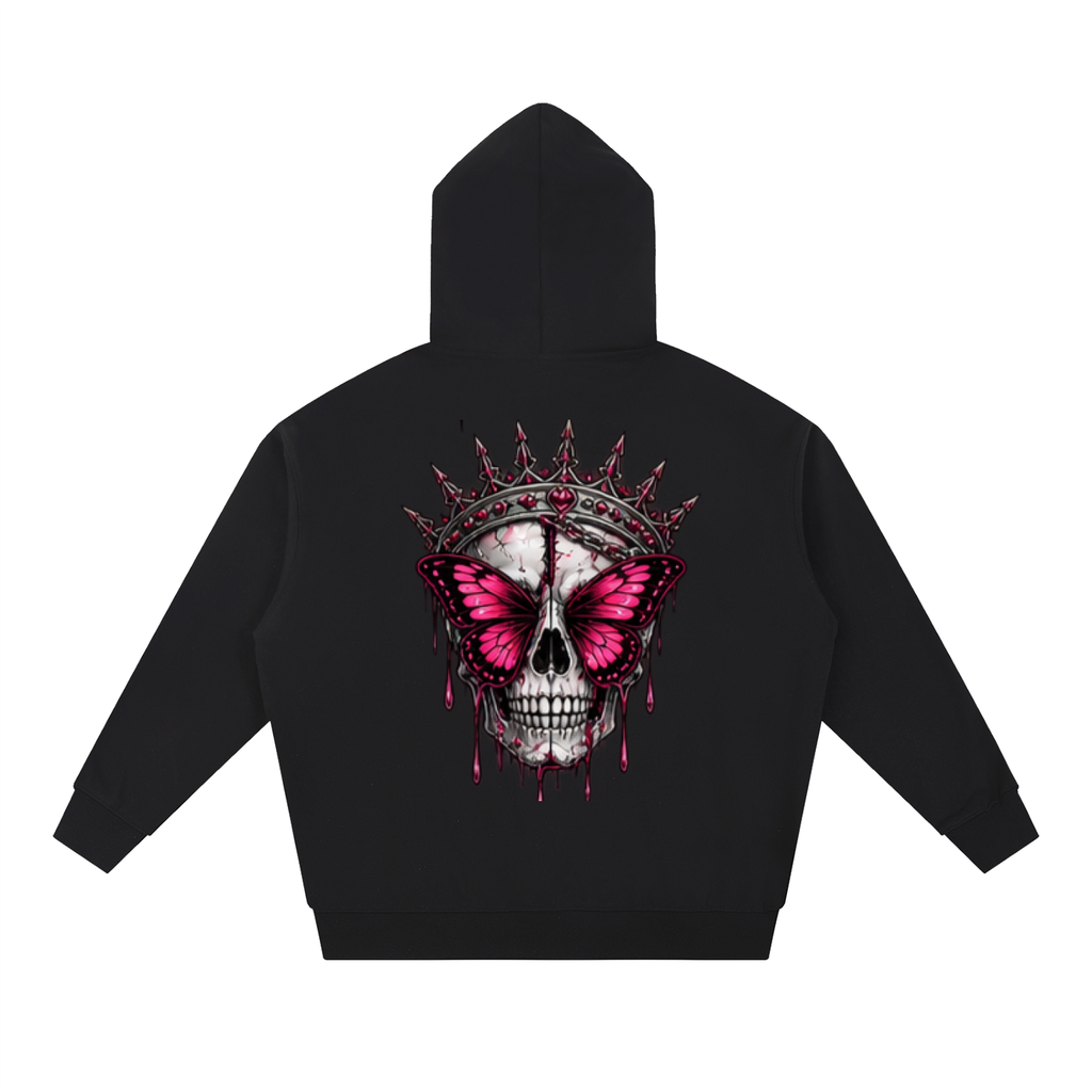 Haven X Static Hearts – Crowned in Chaos Adult Hoodie