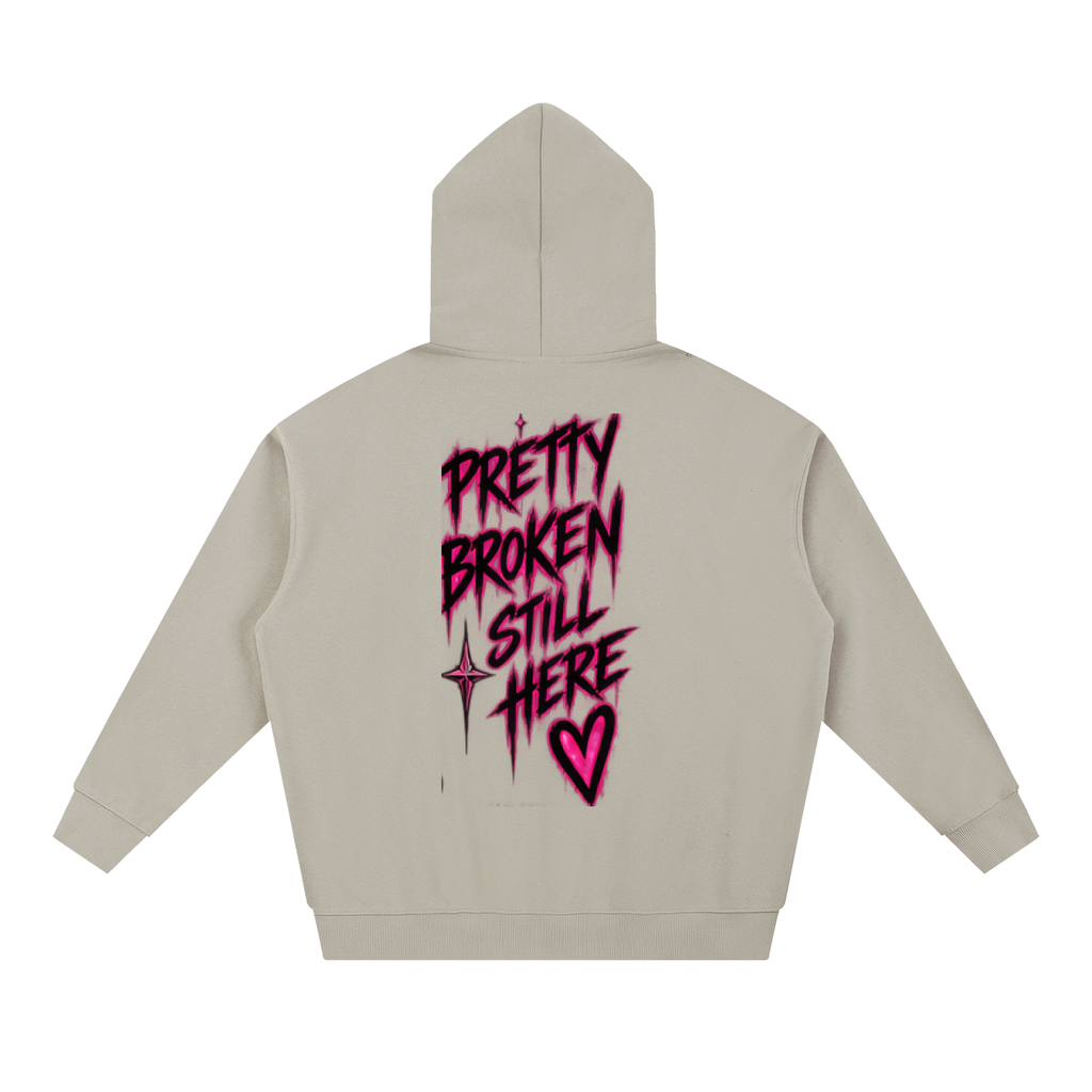 Haven X Static Hearts – Pretty Broken, Still Here Adult Hoodie