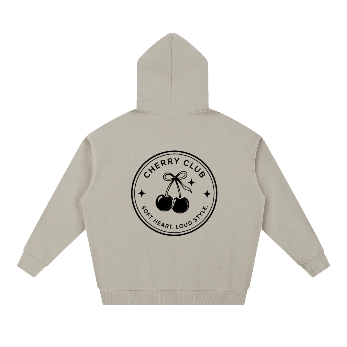 Cherry Club Soft Heart Heavyweight Oversized Hoodie | Haven x Cherry Club Collab