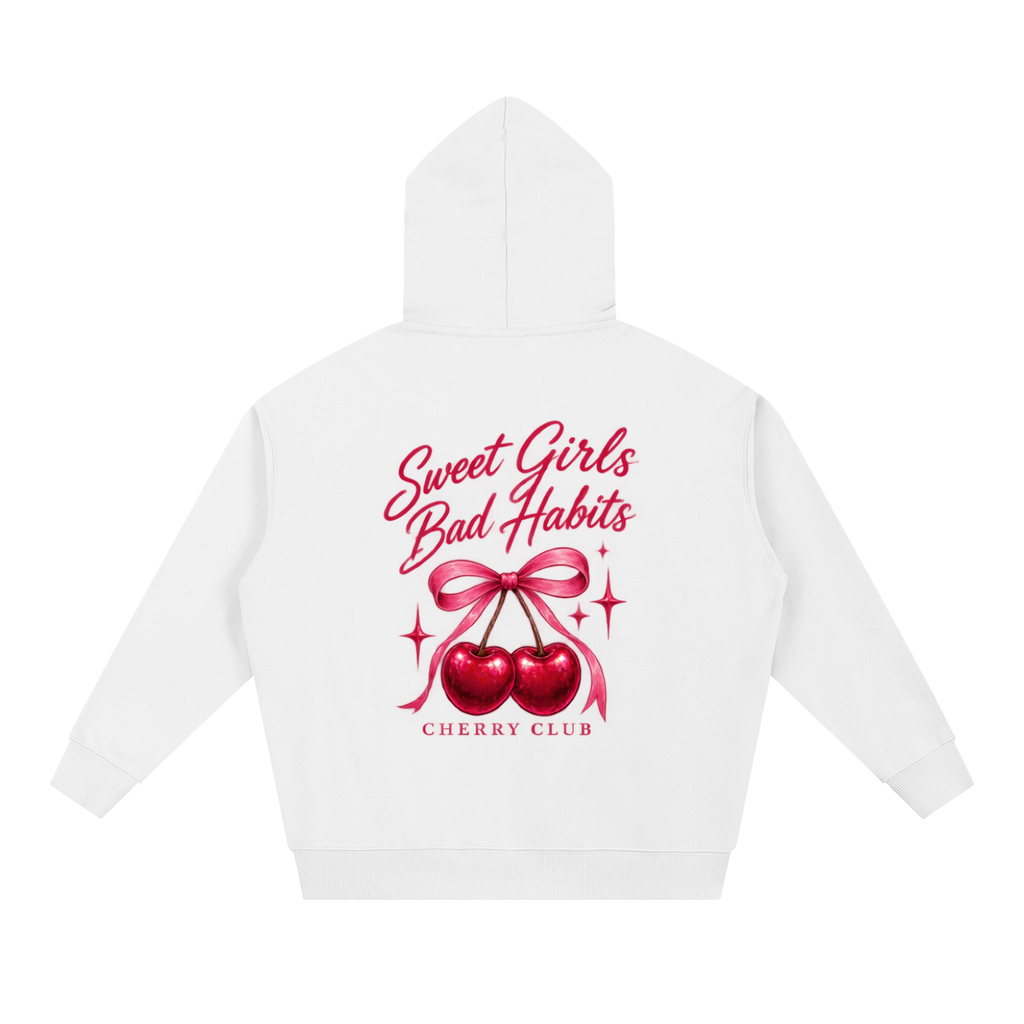 Haven x Cherry Club – Sweet Girls, Bad Habits Oversized Hoodie