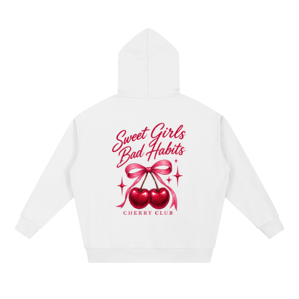 Haven x Cherry Club – Sweet Girls, Bad Habits Oversized Hoodie