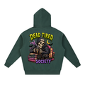 Dead Tired Society Boxy Oversized Hoodie | Haven Halloween Collection
