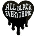 All Black Everything Heart Enamel Pin