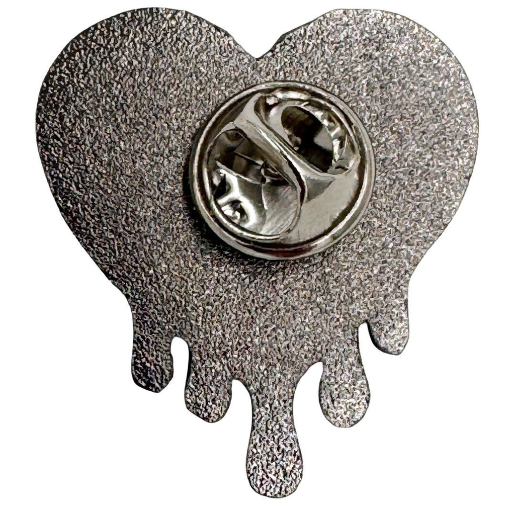 All Black Everything Heart Enamel Pin