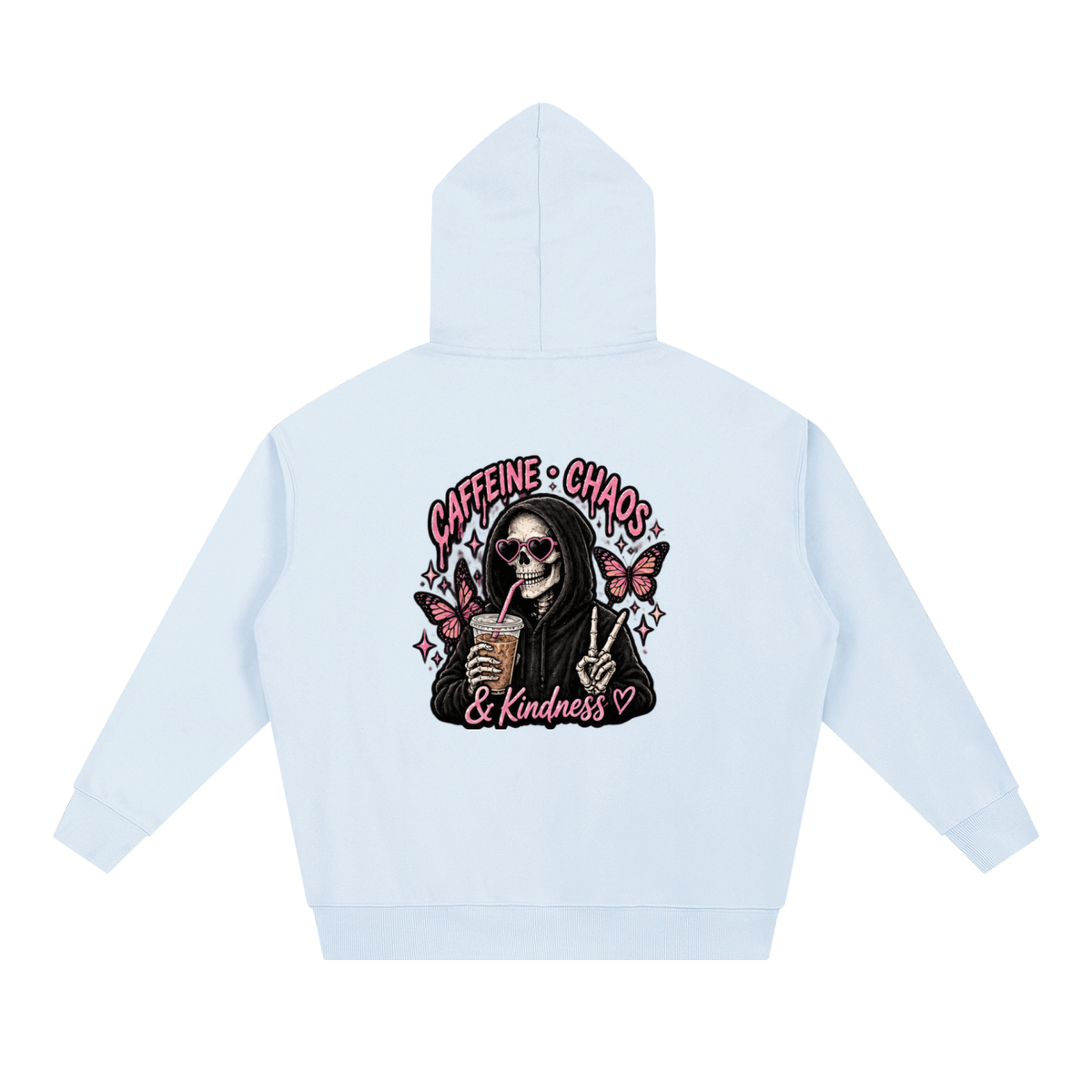 Caffeine, Chaos & Kindness Heavyweight Hoodie | Haven Unfiltered Collection