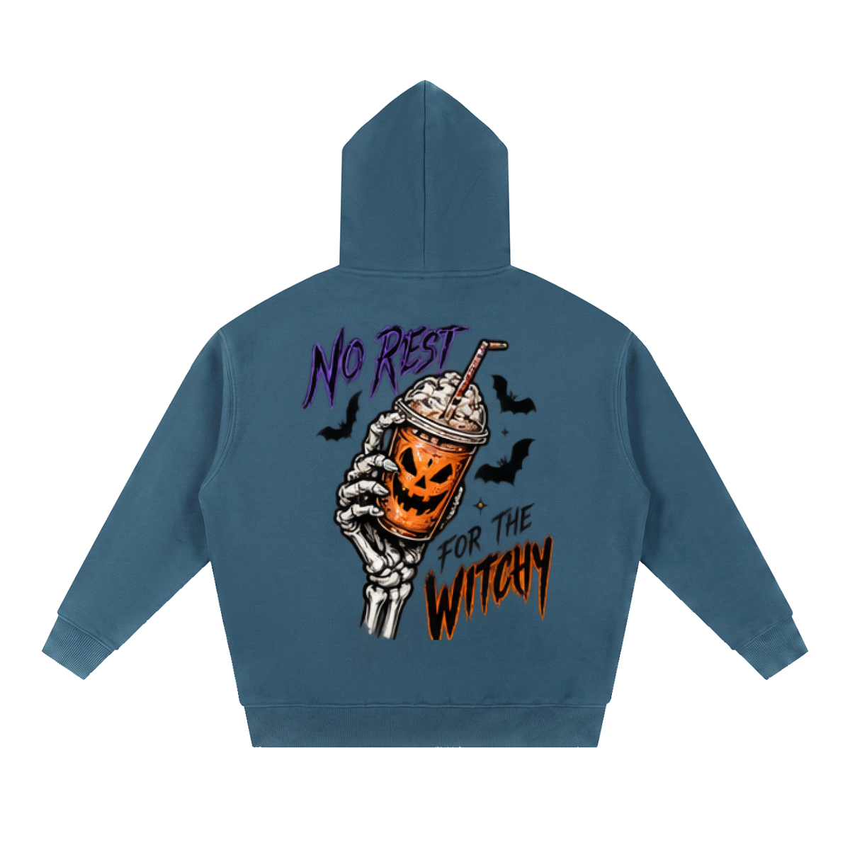 No Rest for the Witchy Boxy Oversized Hoodie | Haven Halloween Collection