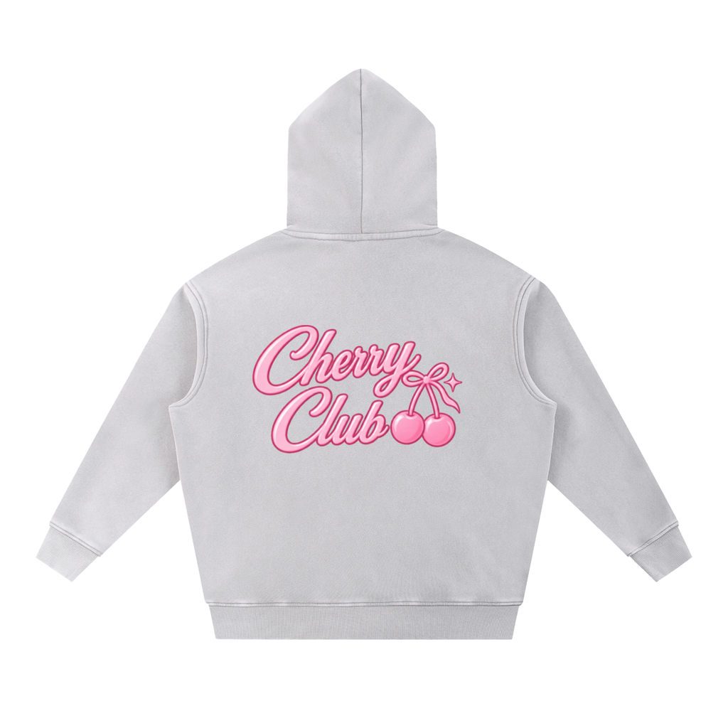 Cherry Club Signature Snowwash Oversized Hoodie | Haven x Cherry Club Collab