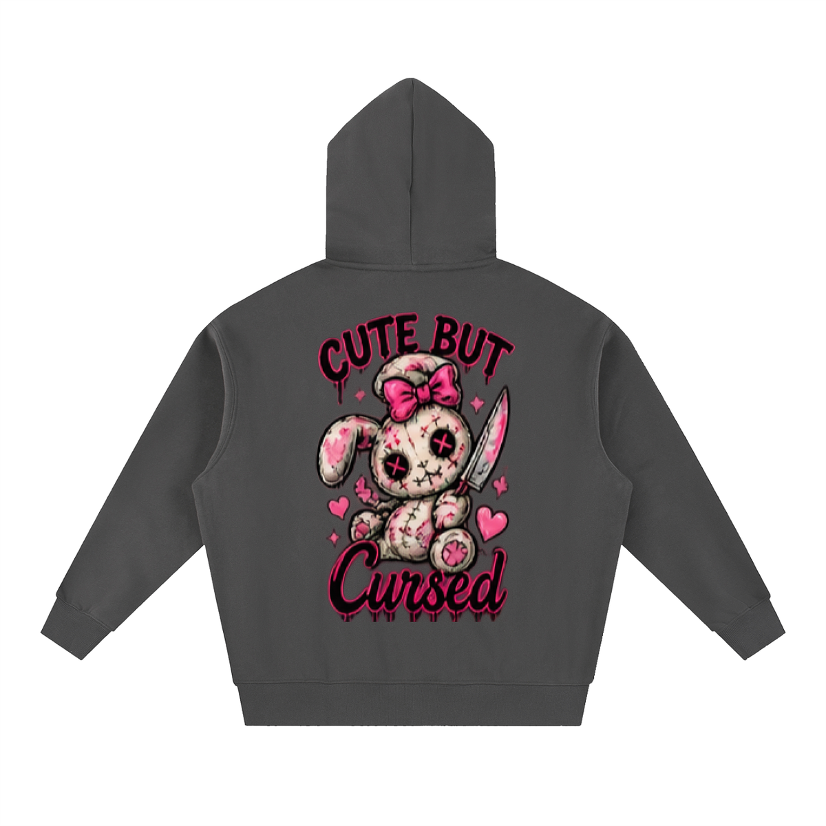 Cute But Cursed Boxy Oversized Hoodie | Haven Halloween Collection