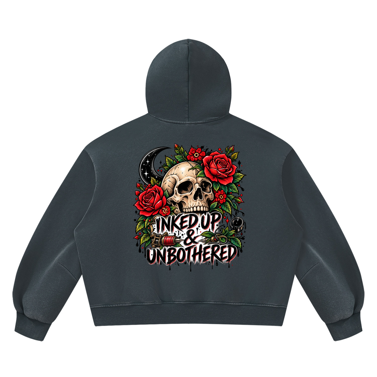 Inked Up & Unbothered Tattoo Hoodie