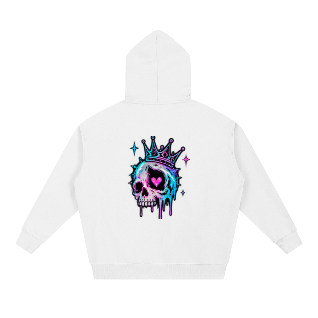 Haven X Pixel Riot – Glitch Crown Adult Gaming Hoodie