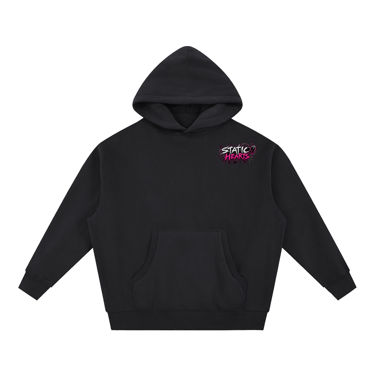 Socially Offline Oversized Hoodie | Haven x Static Hearts Collab