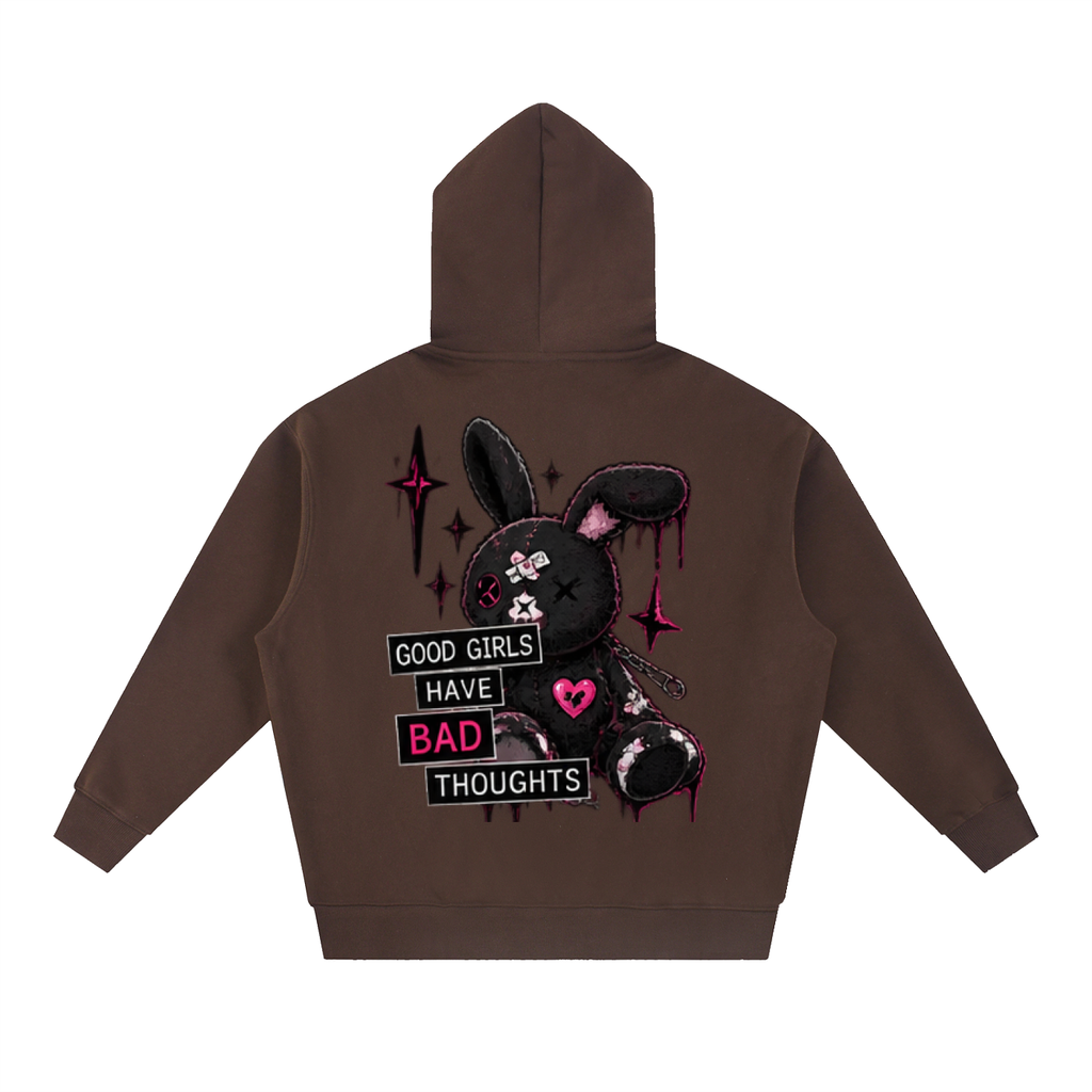 Good Girls Have Bad Thoughts Oversized Hoodie | Haven x Static Hearts Collab
