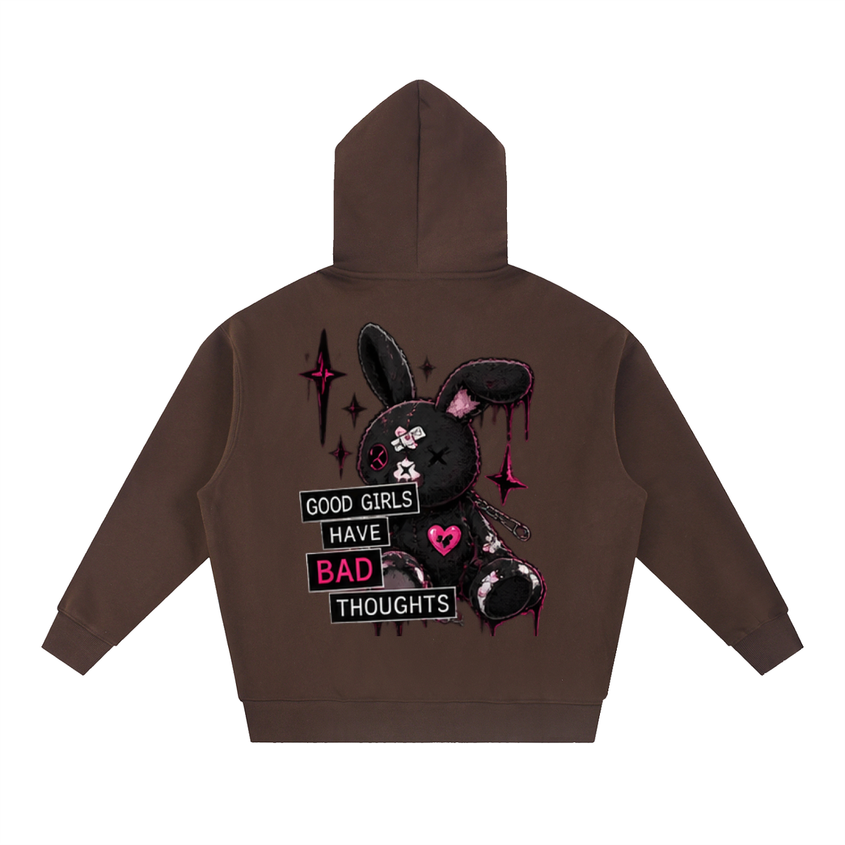 Good Girls Have Bad Thoughts Oversized Hoodie | Haven x Static Hearts Collab