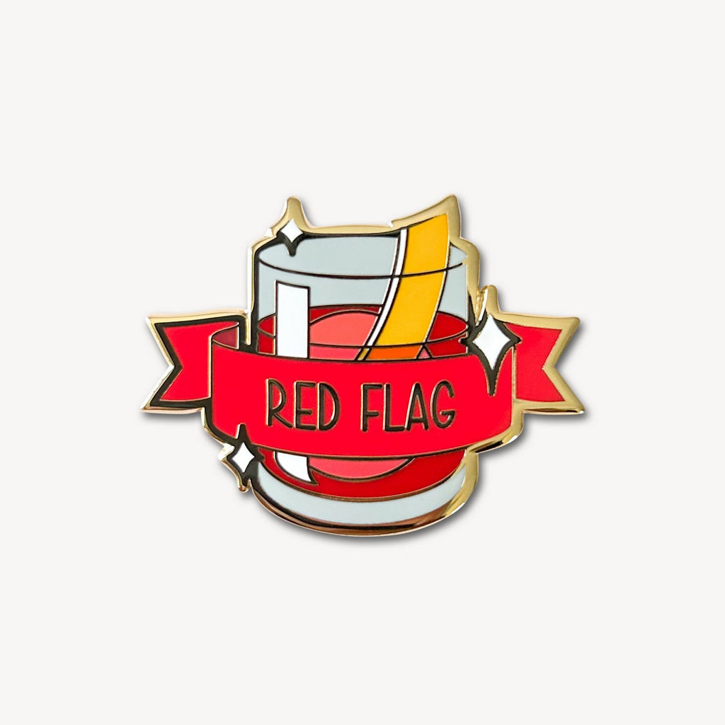 Negroni (Red Flag) Cocktail Pin