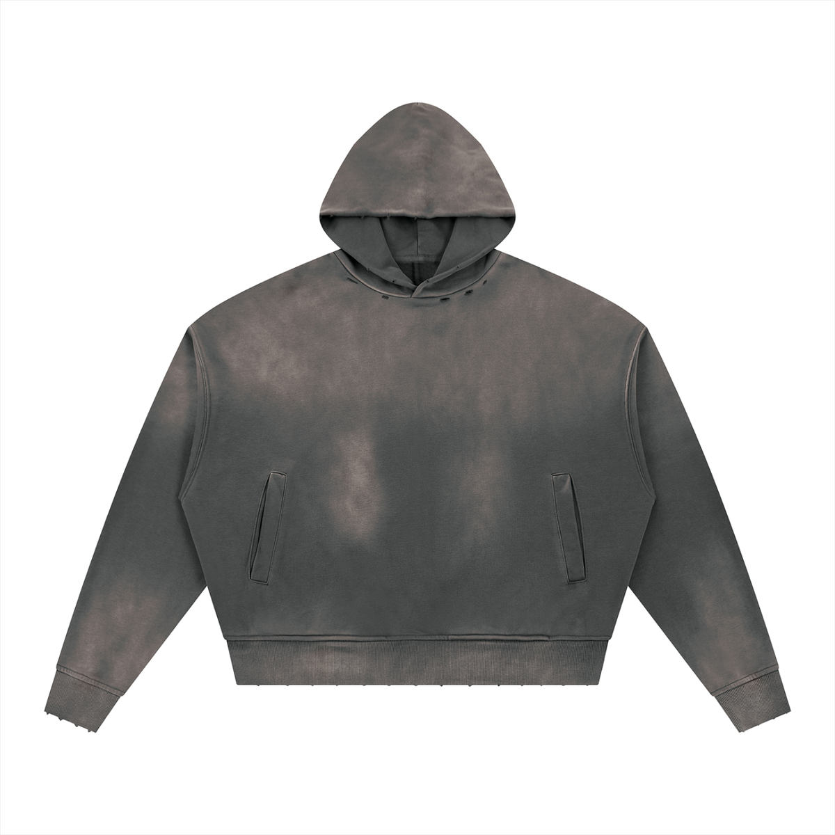Mentally at the Tattoo Shop Smiley Oversized Hoodie