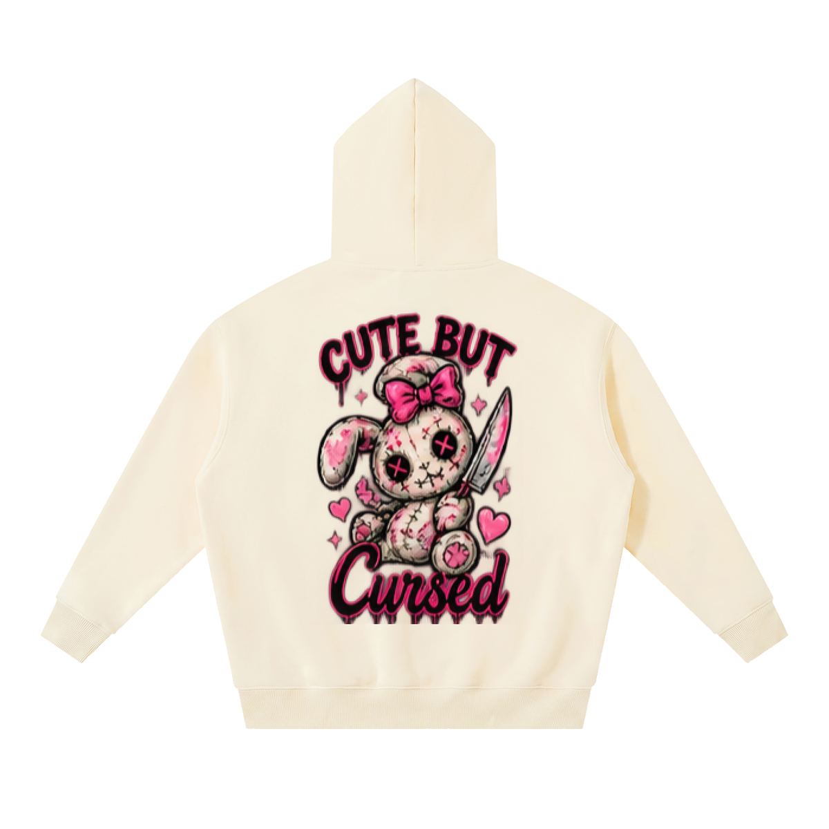 Cute But Cursed Boxy Oversized Hoodie | Haven Halloween Collection