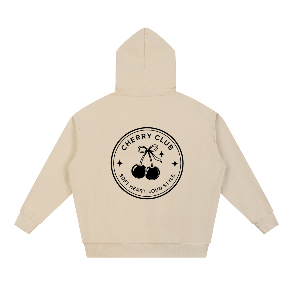 Cherry Club Soft Heart Heavyweight Oversized Hoodie | Haven x Cherry Club Collab