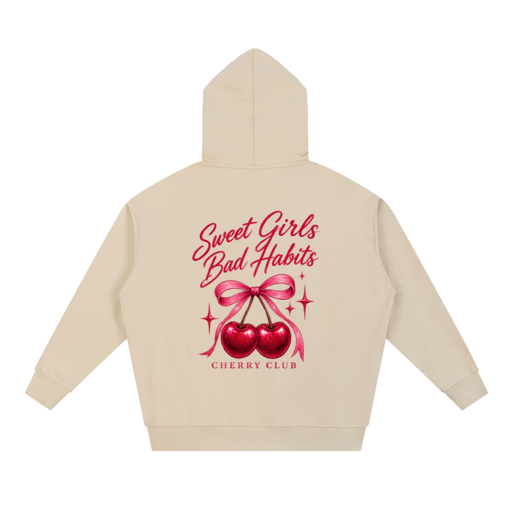 Haven x Cherry Club – Sweet Girls, Bad Habits Oversized Hoodie