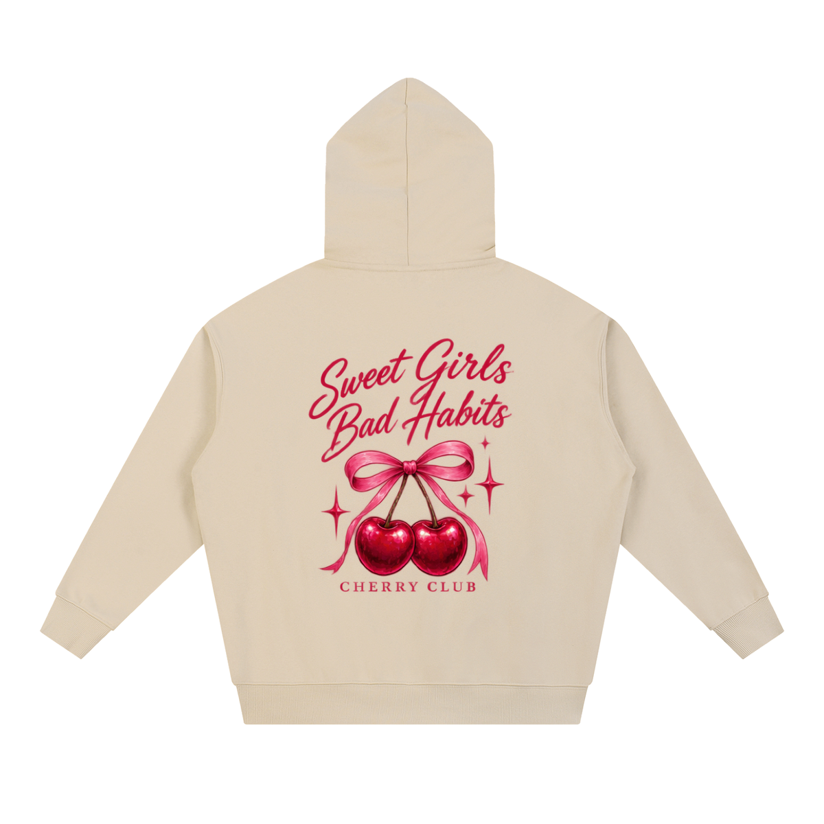 Haven x Cherry Club – Sweet Girls, Bad Habits Oversized Hoodie