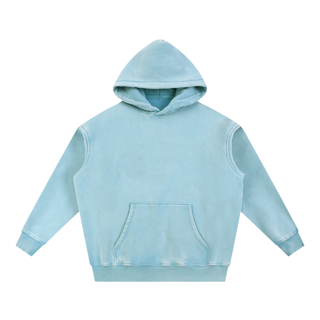No Fucks Given Snow Wash Oversized Hoodie | Haven Unfiltered