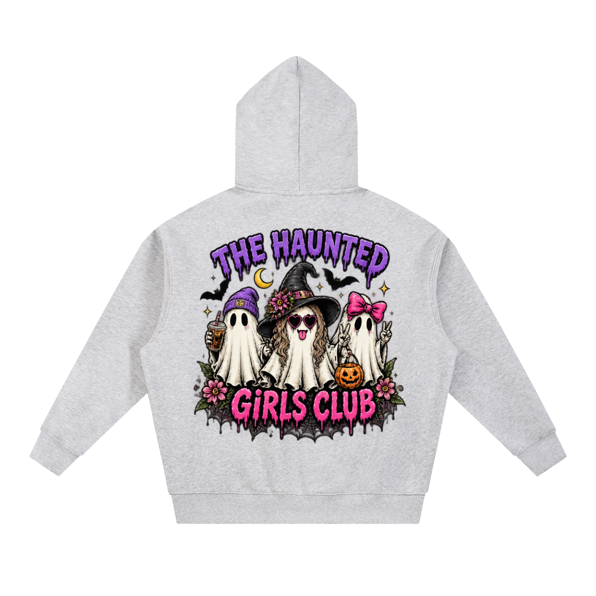 The Haunted Girls Club Boxy Oversized Hoodie | Haven Halloween Collection