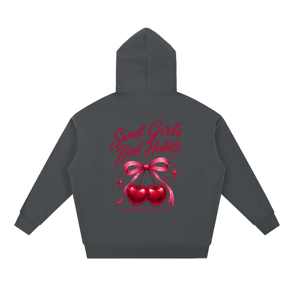 Haven x Cherry Club – Sweet Girls, Bad Habits Oversized Hoodie