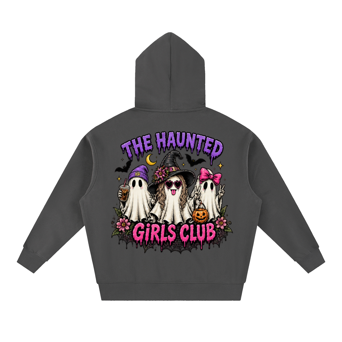 The Haunted Girls Club Boxy Oversized Hoodie | Haven Halloween Collection