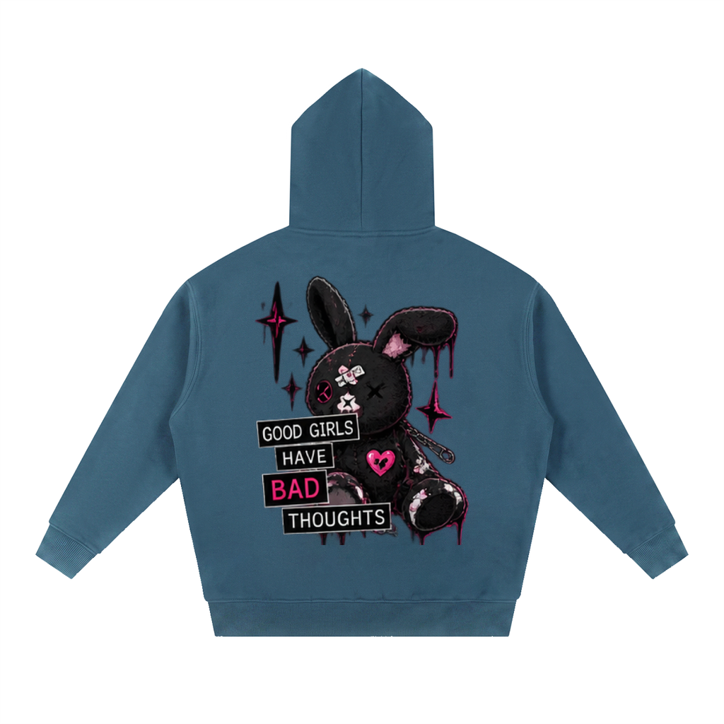 Good Girls Have Bad Thoughts Oversized Hoodie | Haven x Static Hearts Collab