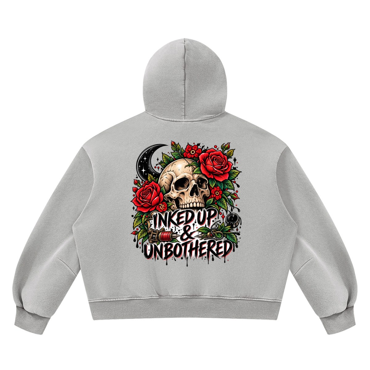 Inked Up & Unbothered Tattoo Hoodie