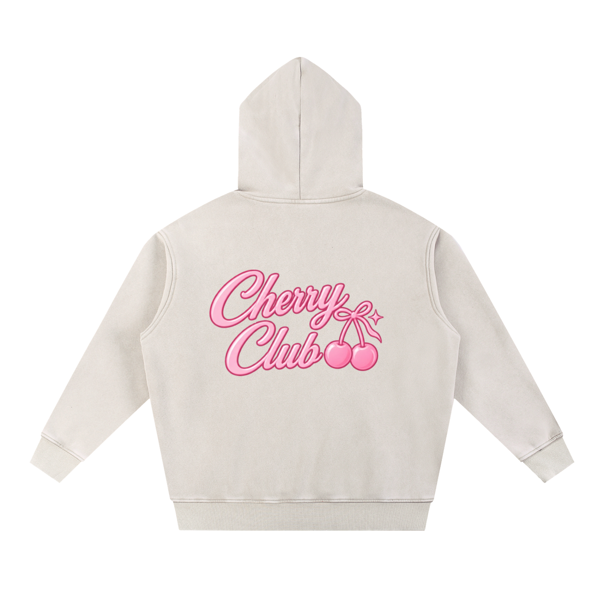 Cherry Club Signature Snowwash Oversized Hoodie | Haven x Cherry Club Collab