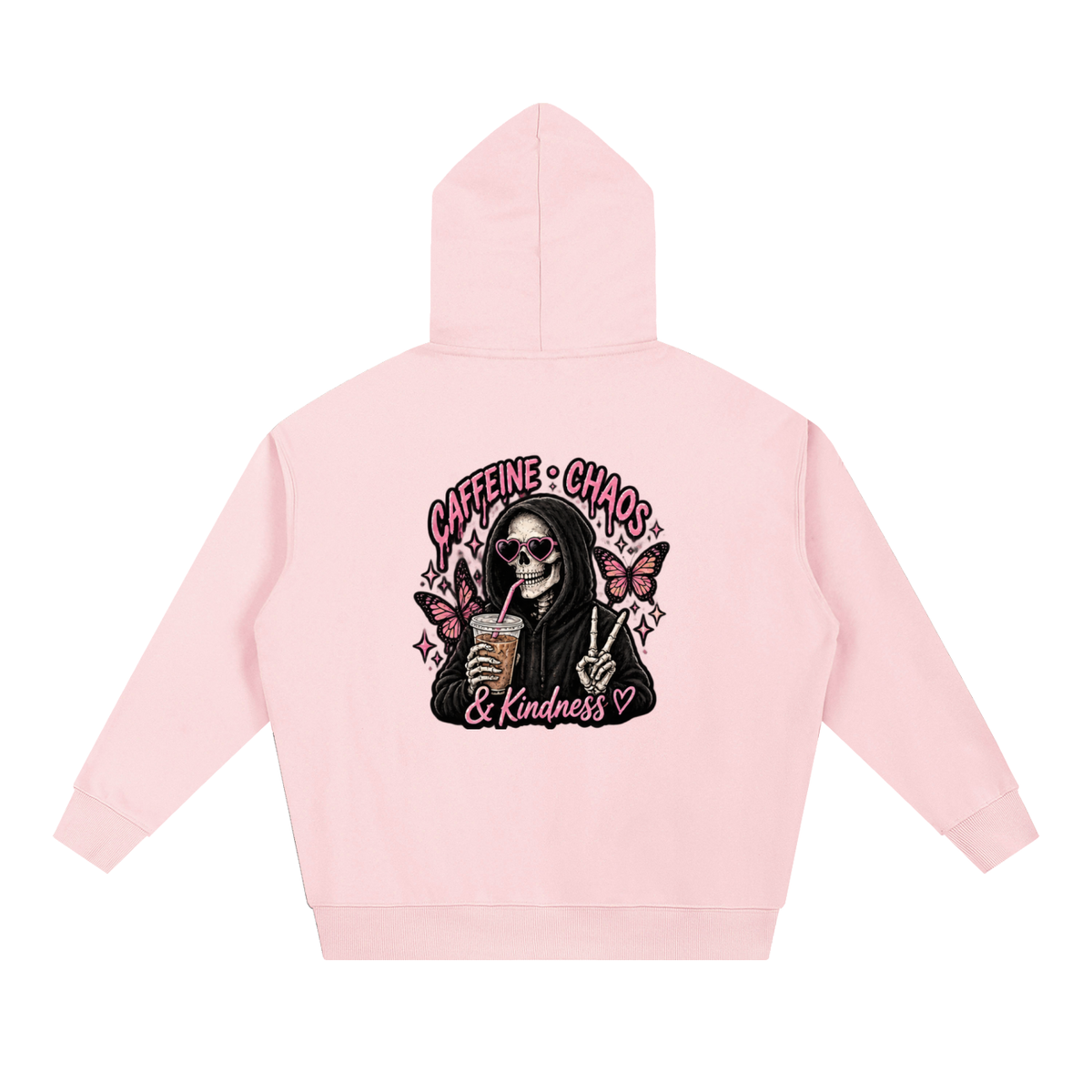 Caffeine, Chaos & Kindness Heavyweight Hoodie | Haven Unfiltered Collection