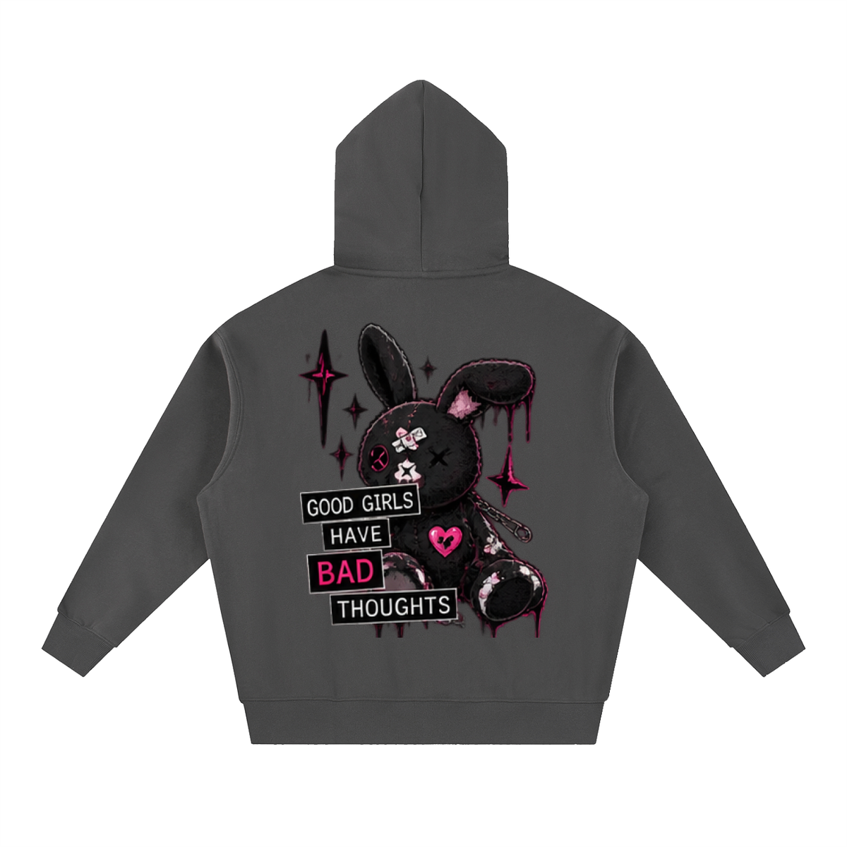 Good Girls Have Bad Thoughts Oversized Hoodie | Haven x Static Hearts Collab