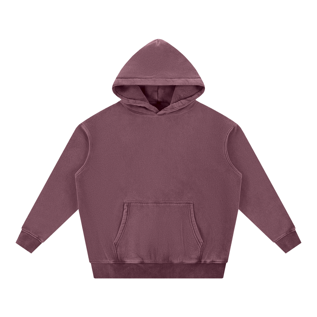 No Fucks Given Snow Wash Oversized Hoodie | Haven Unfiltered
