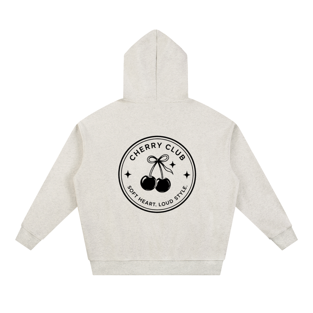 Cherry Club Soft Heart Heavyweight Oversized Hoodie | Haven x Cherry Club Collab