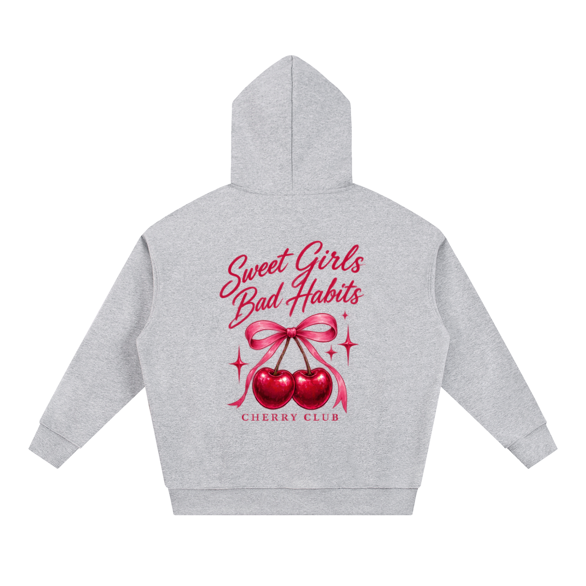 Haven x Cherry Club – Sweet Girls, Bad Habits Oversized Hoodie