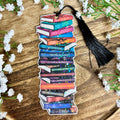 SJM Book Stack Cardstock Bookmark